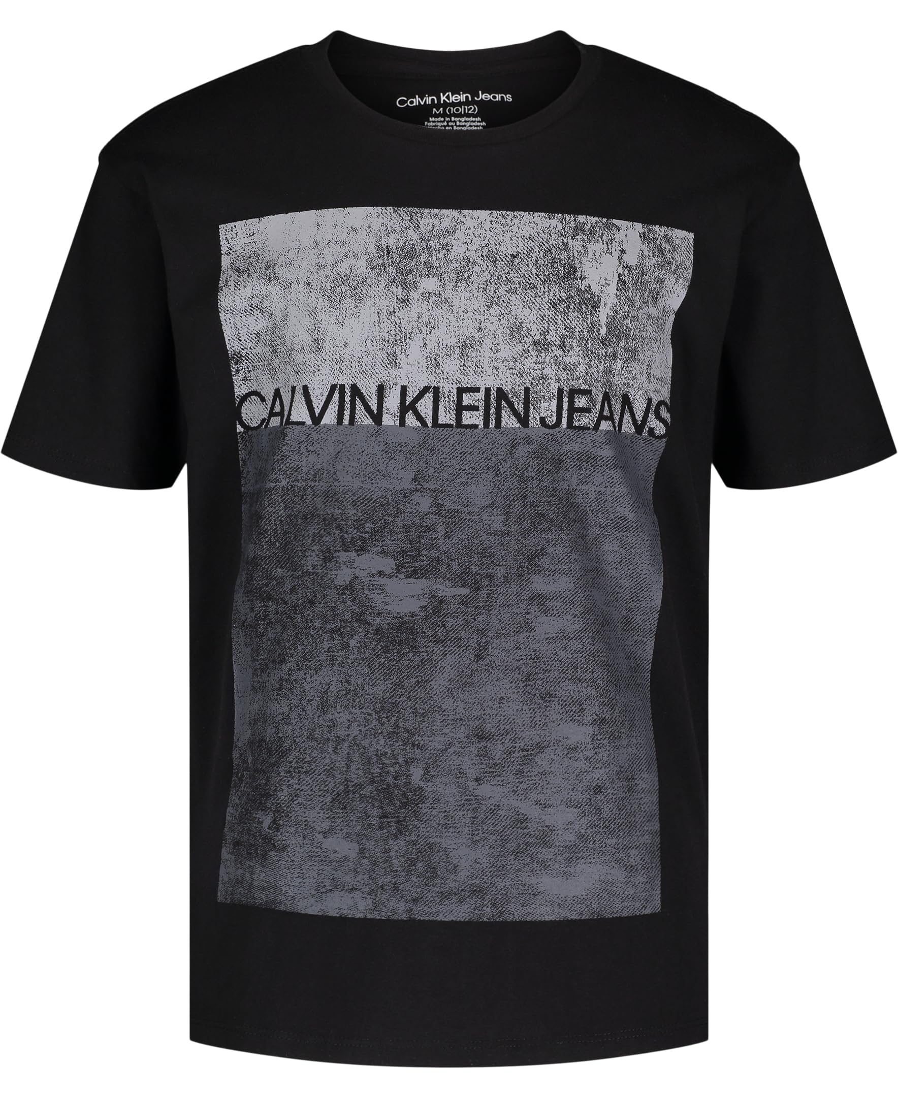 Calvin Klein Boys' Short Sleeve Fashion Graphic Crew Neck T-Shirt, Comfortable, Relaxed Fit
